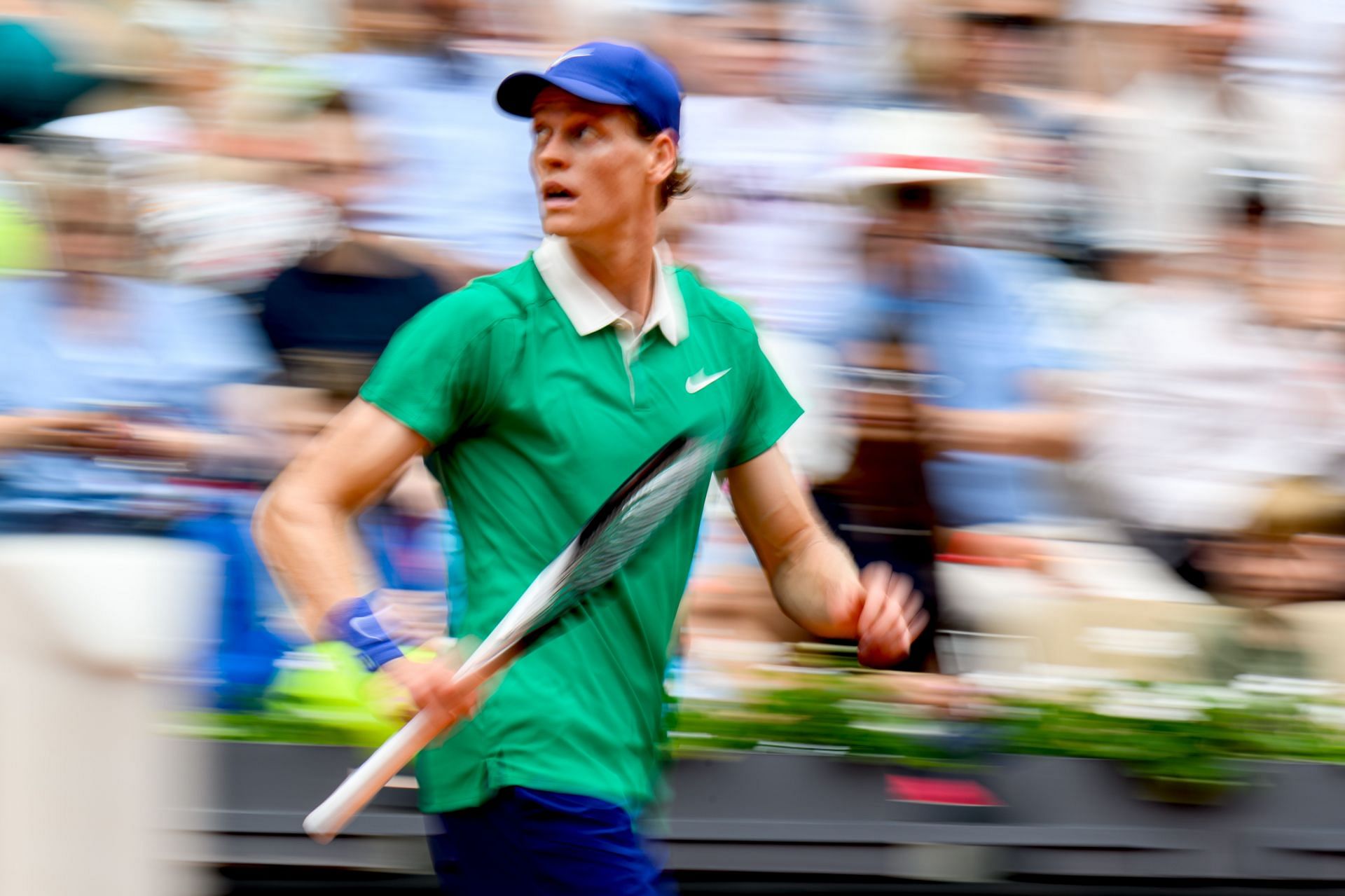 Jannik Sinner at the 2025 French Open - Source: Getty